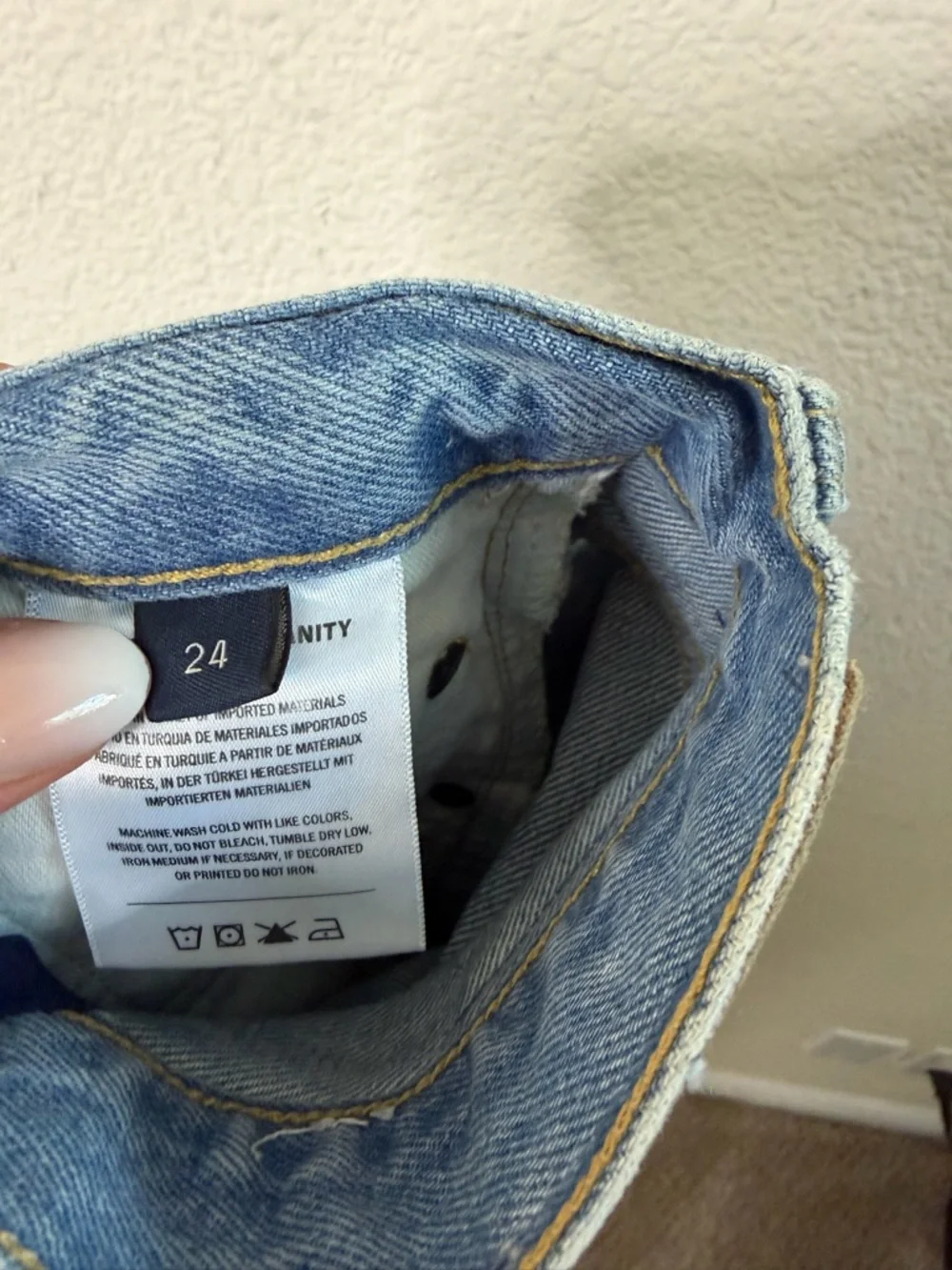 NEW CITIZENS OF HUMANITY Raw-Hem Ayla Cropped Jeans Doheny Womens Size 24